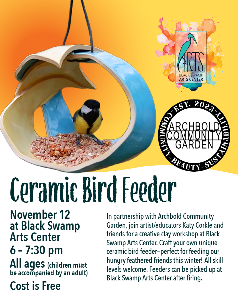 Clay Bird Feeder in Partnership with the Community Garden