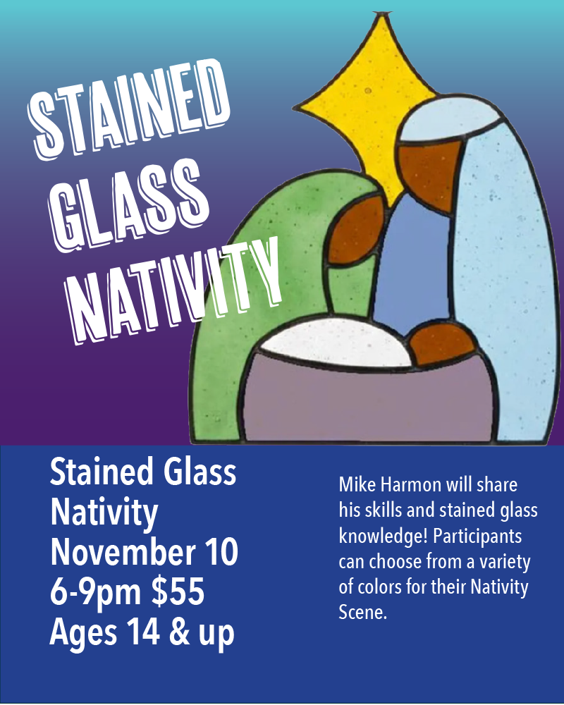 Stained Glass Nativity Class