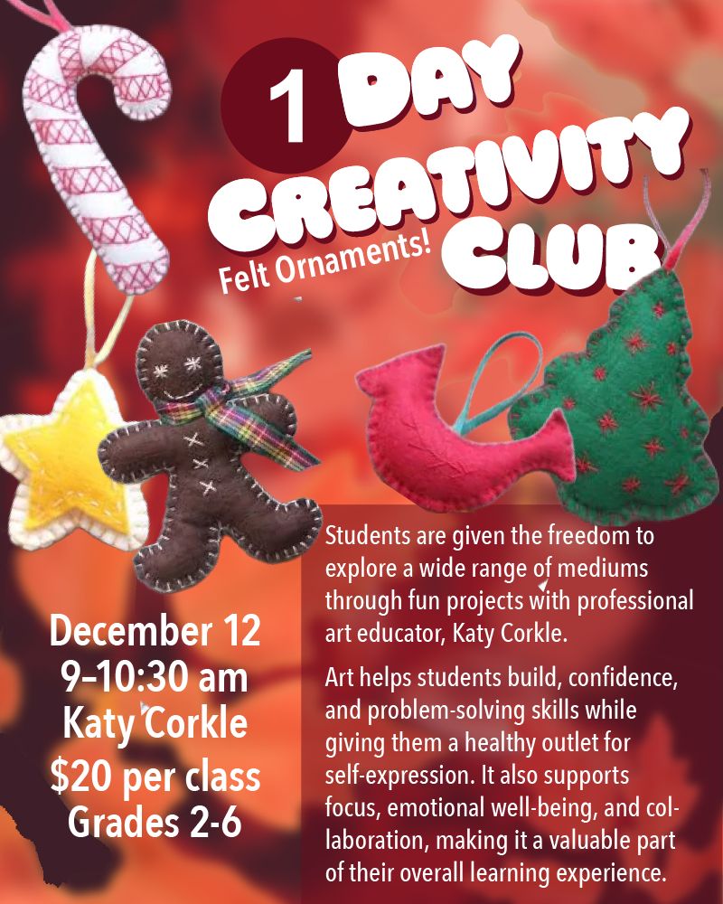 Creativity Club-Felt Ornaments