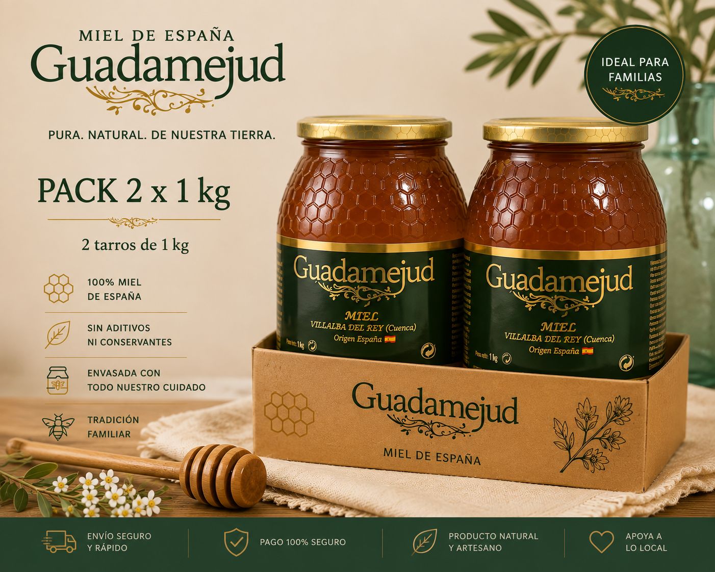Pack 2 × 1 kg