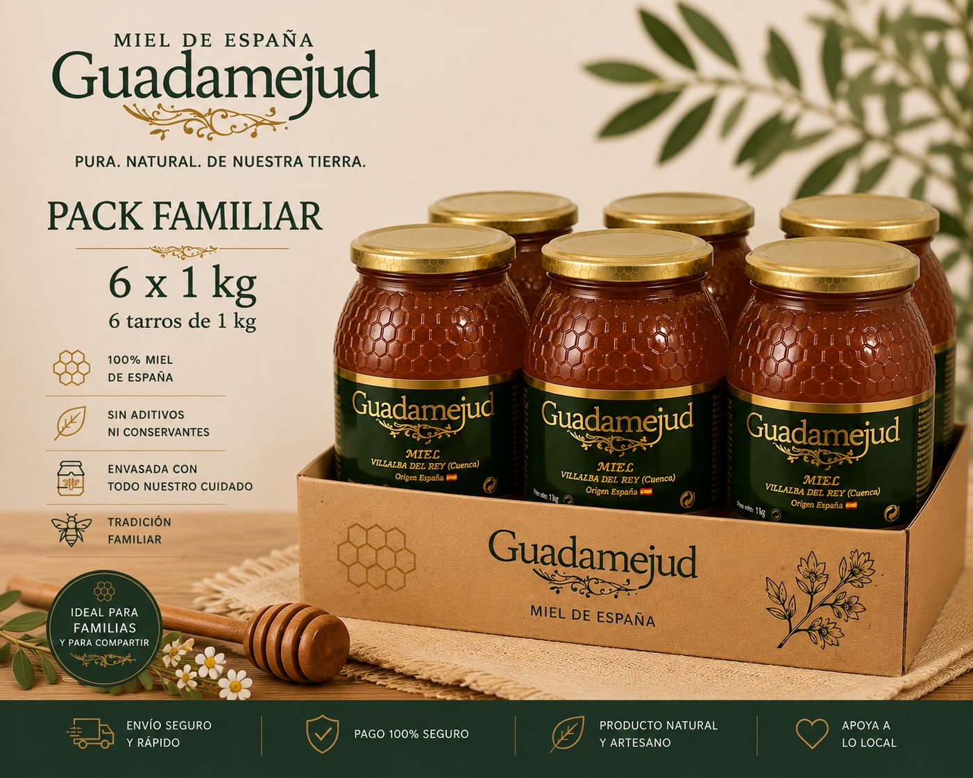 Pack Familiar 6 × 1 kg