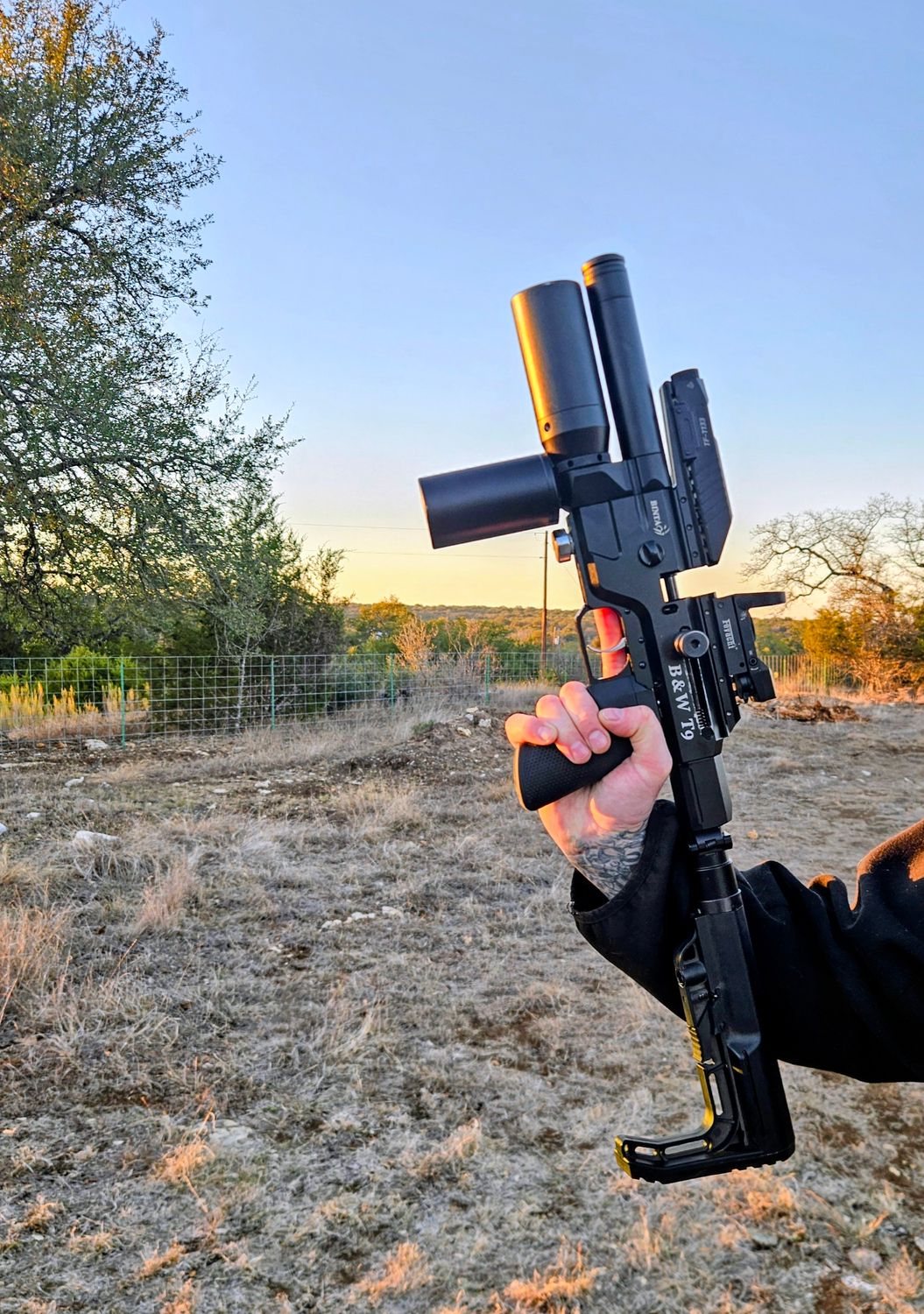 BINTAC T9 - 9 MILLIMETER SEMI AUTO PCP AIRGUN (with or without stock)