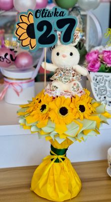 Bukiet Sunflower z brelokiem