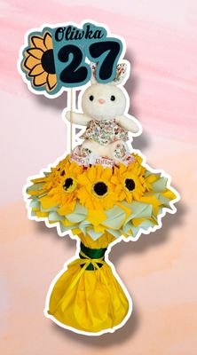 Bukiet Sunflower z brelokiem