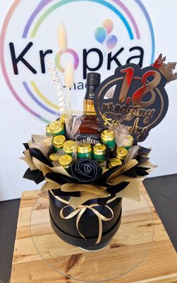Box urodzinowy z pralinami