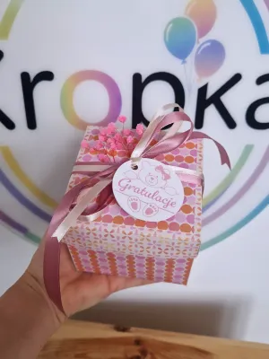 Pudełko prezentowe Baby Shower, urodziny