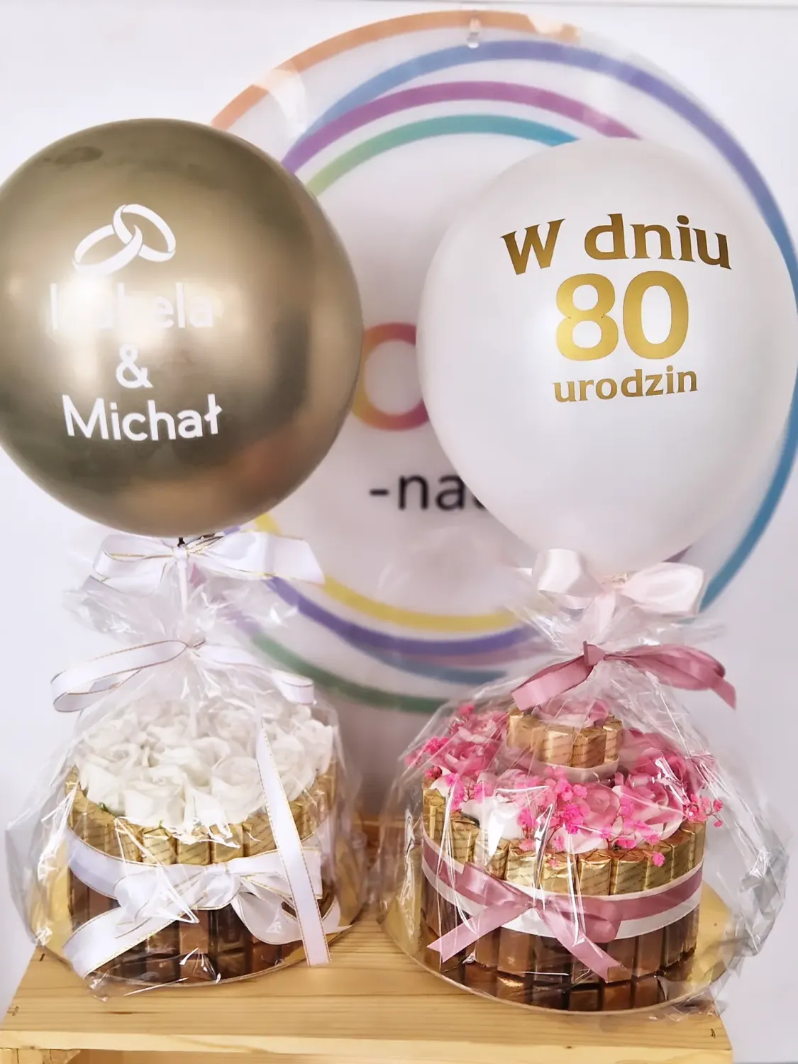 Dwurzędowy Torcik Merci 15cm