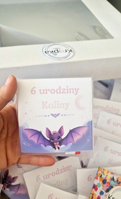 Podziękowania dla gości urodziny, chrzest, ślub