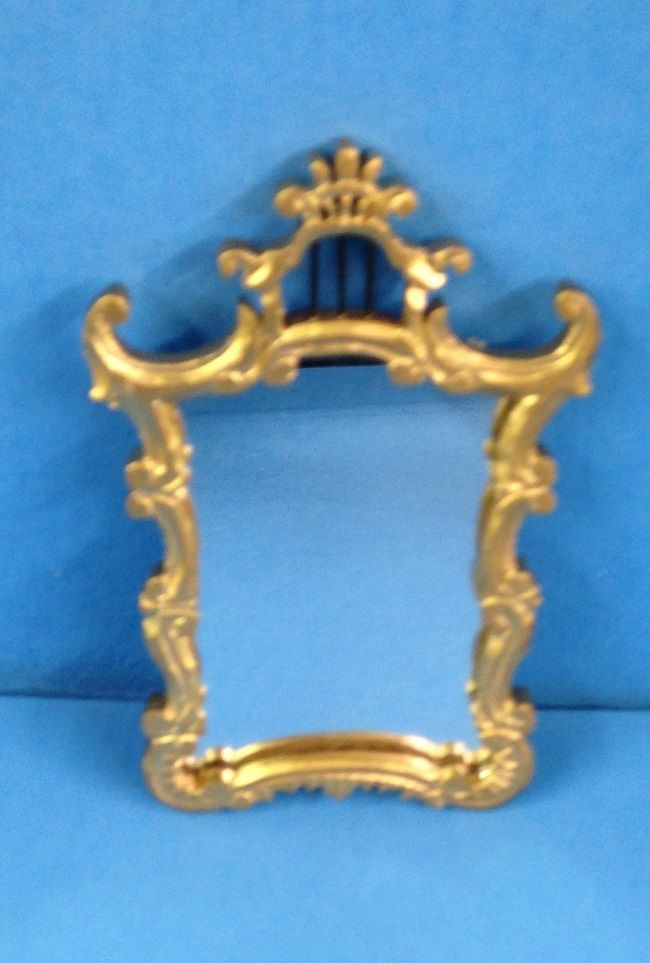 "Gold "Lyre" Mirror bes3554