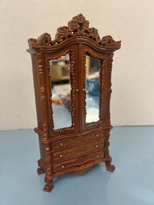 "Park Avenue" Armoire in New Walnut Bes2682
