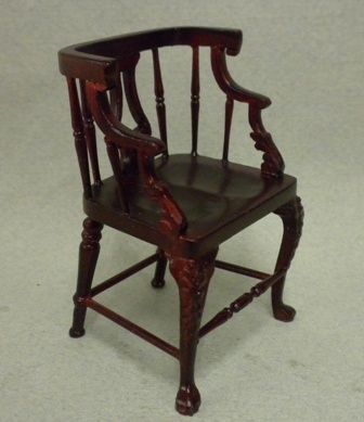 "Tavern" Pub Chair in Mahogany Bes1491MH