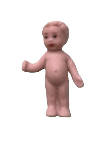 1 1/4" Tall Little Curly-Headed Boy with Arm Up ps061