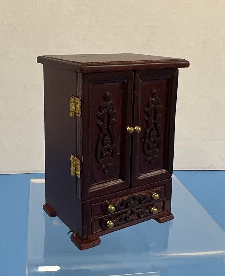 "Revival" Walnut Brandy Cabinet bes3212nwn