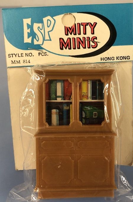 1/24" Vintage Book Case by Mity Minis MM814