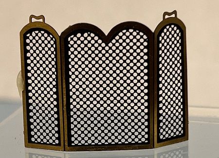 1/24th Brass Fireplace Screen ala1012