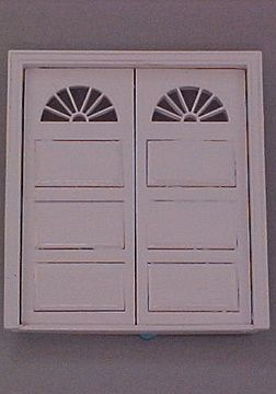1/24th Newport Garage Door S805WOD
