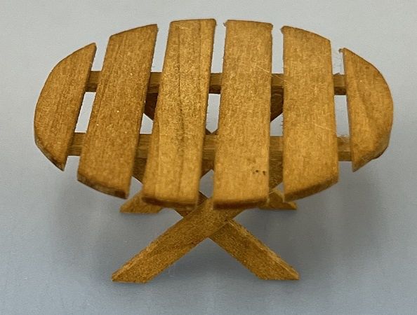1/24th Wooden Adirondack Table ala811
