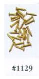 1129 Solid Brass Pointed Nails, 4mm, L, 100/Pkg. hw1129