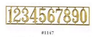 1147 House Numbers, 1 Set/Pkg. hw1147