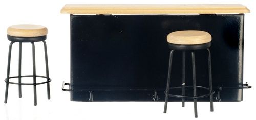 1950's Counter w/2 stools t4235