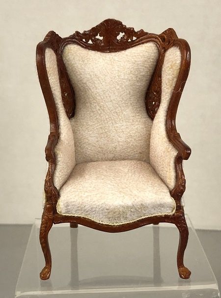 "Oak Valley" Victorian Wing Chair 6011NWNCSB