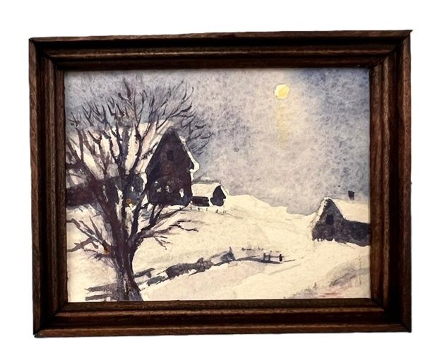 "Winter Night at the Farm" mn507