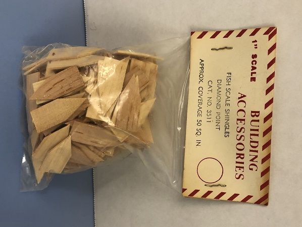 1" Scale Fish Head Shingles Diamond Point catno3511