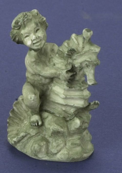 1/24th Boy on Seahorse/Green A1498GN