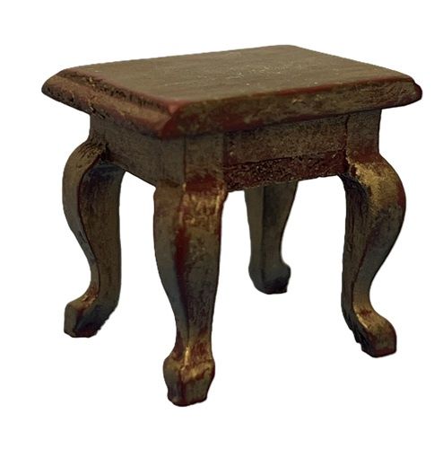 1/24th Florentine Finish Queen Anne End Table cn0067