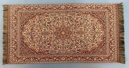 1/24th Red Rug with Tassels ALA922