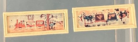 1/24th Set of 2 Rectangular Pictures ala1004