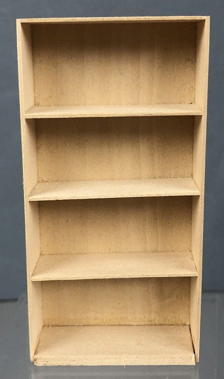 1/24th Unfinished Bookcase mc00936