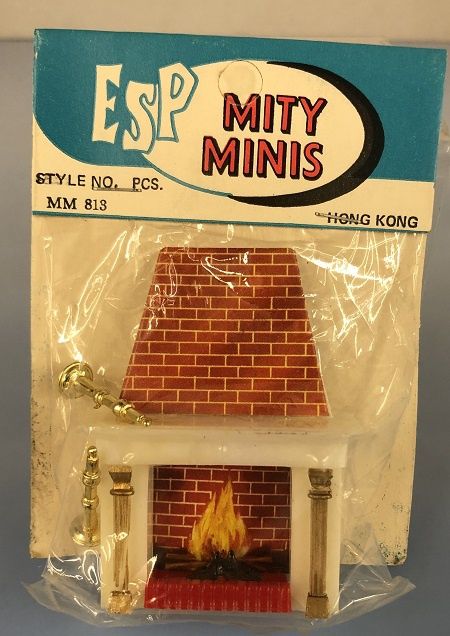 1/24th Vintage Fireplace by Mity Minis MM813