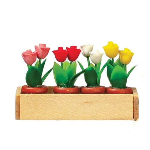 1/24th Window Box W/Roses/Natural AZB0295