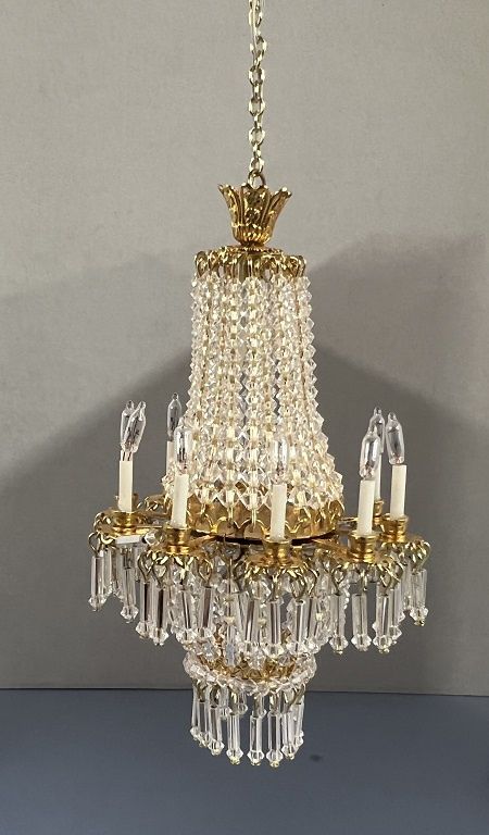 10 arm Crystal Chandelier wr22502