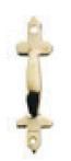 1110 Door Pull, Gold Plated Brass, 2/Pkg. hw1110