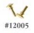 12005 Brass Knob hw12005