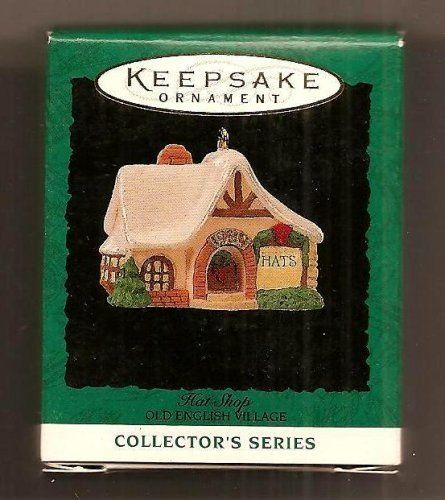 1994 Hat Shop - Old English Village #7 qxm514-3
