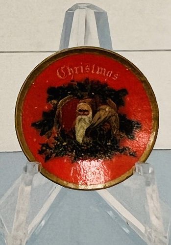 1" Christmas 1988 plate of Victorian Santa so1862