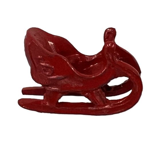 1" Red Heavy Metal Sleigh mc320x