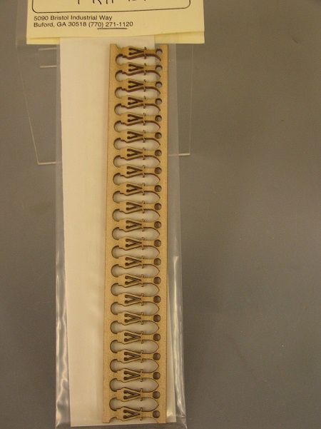 1/24" Porch Railing PRH1040