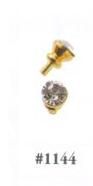 1144 "Crystal" Door Knob, 6/Pkg. hw1144
