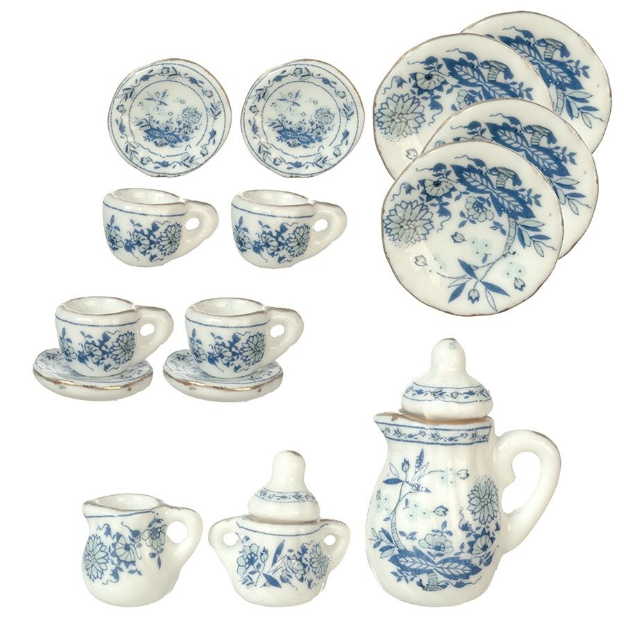17 Piece Porcelain Tea Set T2800