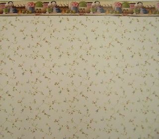 1950's Kitchen Floral Wallpaper (3 Sheets of paper) WAL322a