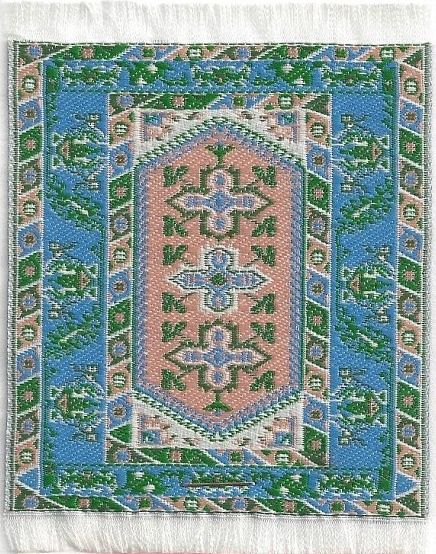 2 3/4" x 4 1/2" Woven Rug mc05760
