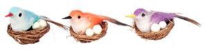 3 Birds With Nest/Eggs azg8362