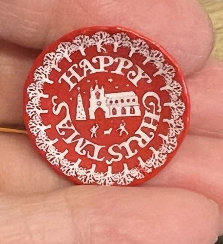 "Happy Christmas" Plate mc594x