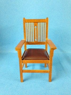 "Mission" Arrow back chair bes30005oak