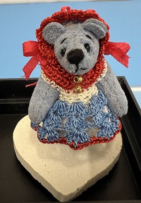 "Tessie" in Crochet Dress and Hat wob1109