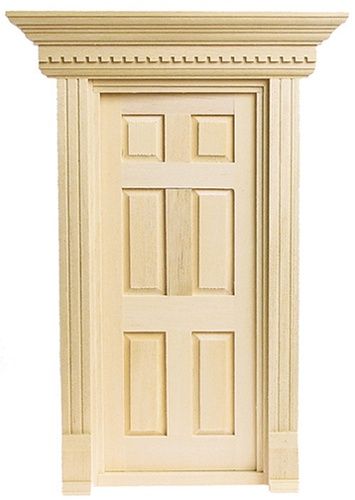 1/24 Scale: Yorktown Prehung Door hwh6014